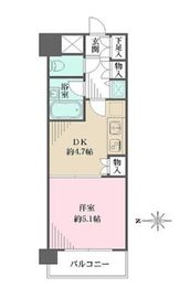 シティスクエア恵比寿 4階 間取り図