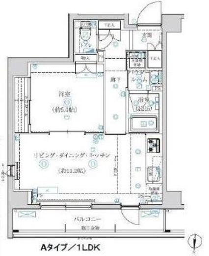 アルテシモグレイス 501 間取り図