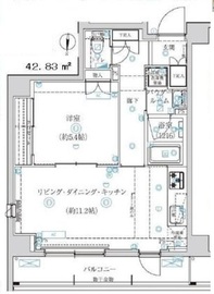 アルテシモグレイス 801 間取り図