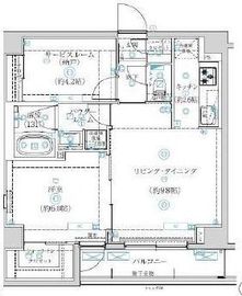 アルテシモグレイス 307 間取り図