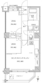 イルフィオーレ都立大学 1階 間取り図