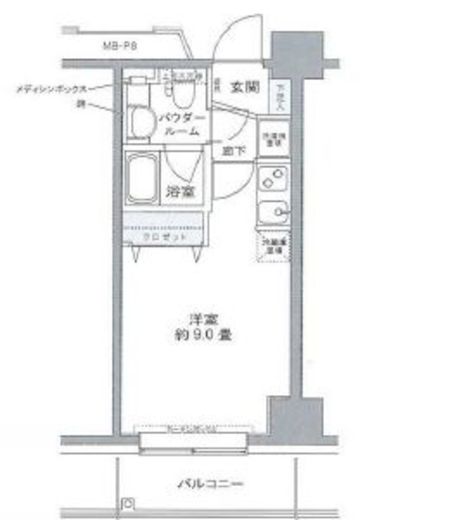 プライムアーバン豊洲 606 間取り図