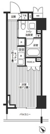 レジディア渋谷 1102 間取り図