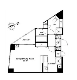 レジデンス広尾 1101 間取り図