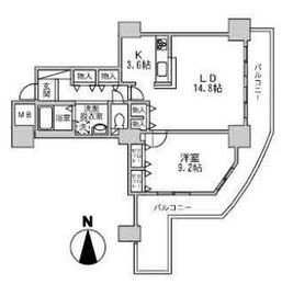 品川シーサイドビュータワー2 2005 間取り図