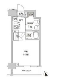 ホームズR四谷 302 間取り図