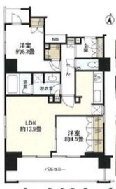 レグノ・セレーノ 13階 間取り図