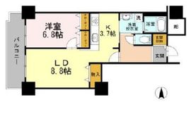 品川シーサイドビュータワー1 915 間取り図