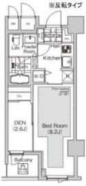 プライムアーバン池袋 207 間取り図