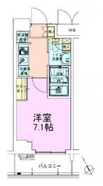 門前仲町レジデンス参番館 1404 間取り図