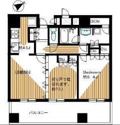 ラ・トゥール新宿 16F1 間取り図