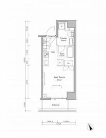 プラウドフラット浅草橋3 202 間取り図