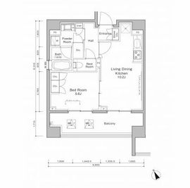 プラウドフラット浅草橋3 902 間取り図