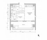 プラウドフラット浅草橋3 1003 間取り図