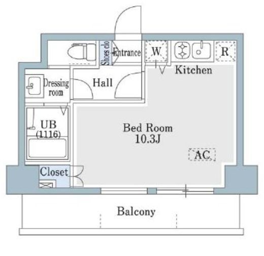 SHOWN HATSUDAI 602 間取り図