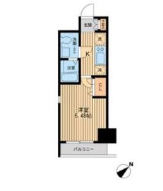 エコロジー潮見レジデンス 606 間取り図
