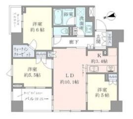 ミッドレジデンス文京 12階 間取り図