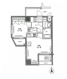 コンフォリア芝公園 901 間取り図