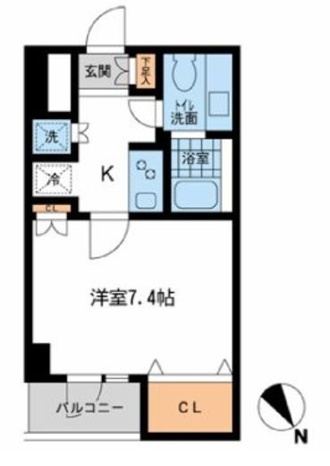 ダフィット駒込 703 間取り図