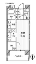 クリオ西池袋 5階 間取り図