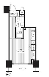 レジディア新御徒町 703 間取り図