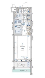 コンシェリア東京ザレジデンス 4階 間取り図