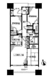 グランエスタ 12階 間取り図