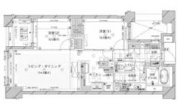 ミッドガーデン赤坂氷川 8階 間取り図