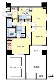 クレッセント三田 1階 間取り図