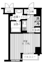 セリーズ門前仲町 604 間取り図