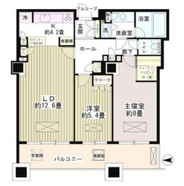 センチュリーパークタワー 47階 間取り図