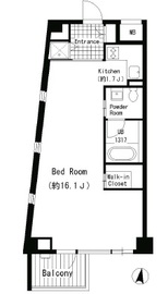 JMFレジデンス世田谷三宿 501 間取り図