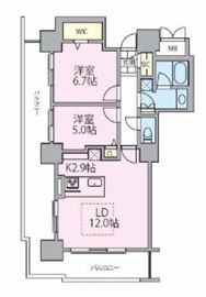 ロイヤルパークスタワー南千住 1301 間取り図