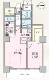 ロイヤルパークスタワー南千住 2904 間取り図