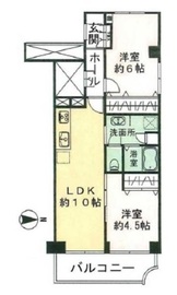 赤坂パークハウス 5階 間取り図