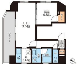 グランパセオ本駒込 1201 間取り図