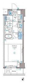 アルティザ東麻布 3階 間取り図