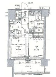 サンクレイドル上野2 13階 間取り図