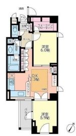 クオリア銀座 2階 間取り図