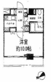 カスタリア門前仲町2 808 間取り図