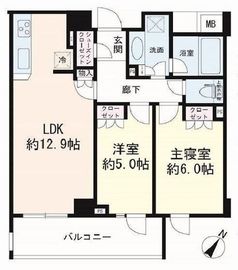 ピアース中目黒ローレルアイ 4階 間取り図