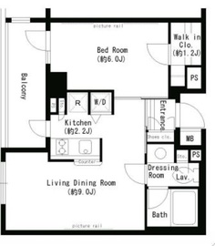 パークアクシス学芸大学 213 間取り図