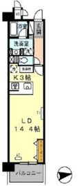 ロイヤルパークス西新井 427 間取り図