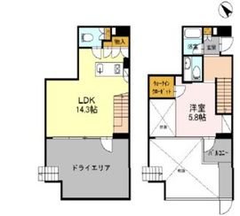 カスタリア初台2 110 間取り図