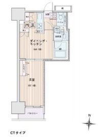 エスティメゾン錦糸町2 704 間取り図