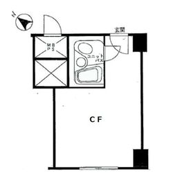 赤坂レジデンシャルホテル 5階 間取り図