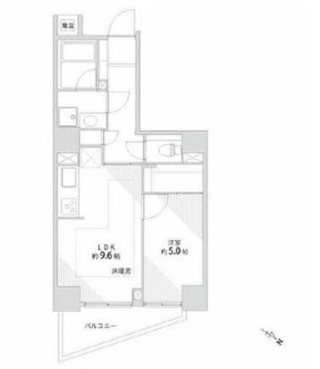パークヴィスタ日本橋浜町 7階 間取り図