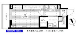 グランドコンシェルジュ六本木 4階 間取り図