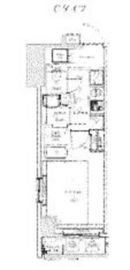 ログ銀座東 7階 間取り図