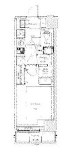 ログ銀座東 9階 間取り図
